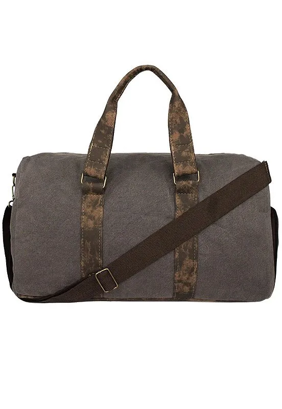 Bolsa De Mao Mala Transversal de Viagem Masculina Feminina Cinza A014 Cinza