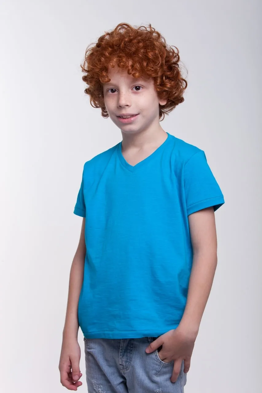 T-shirt Mini Flame V Neck Mc | Mini