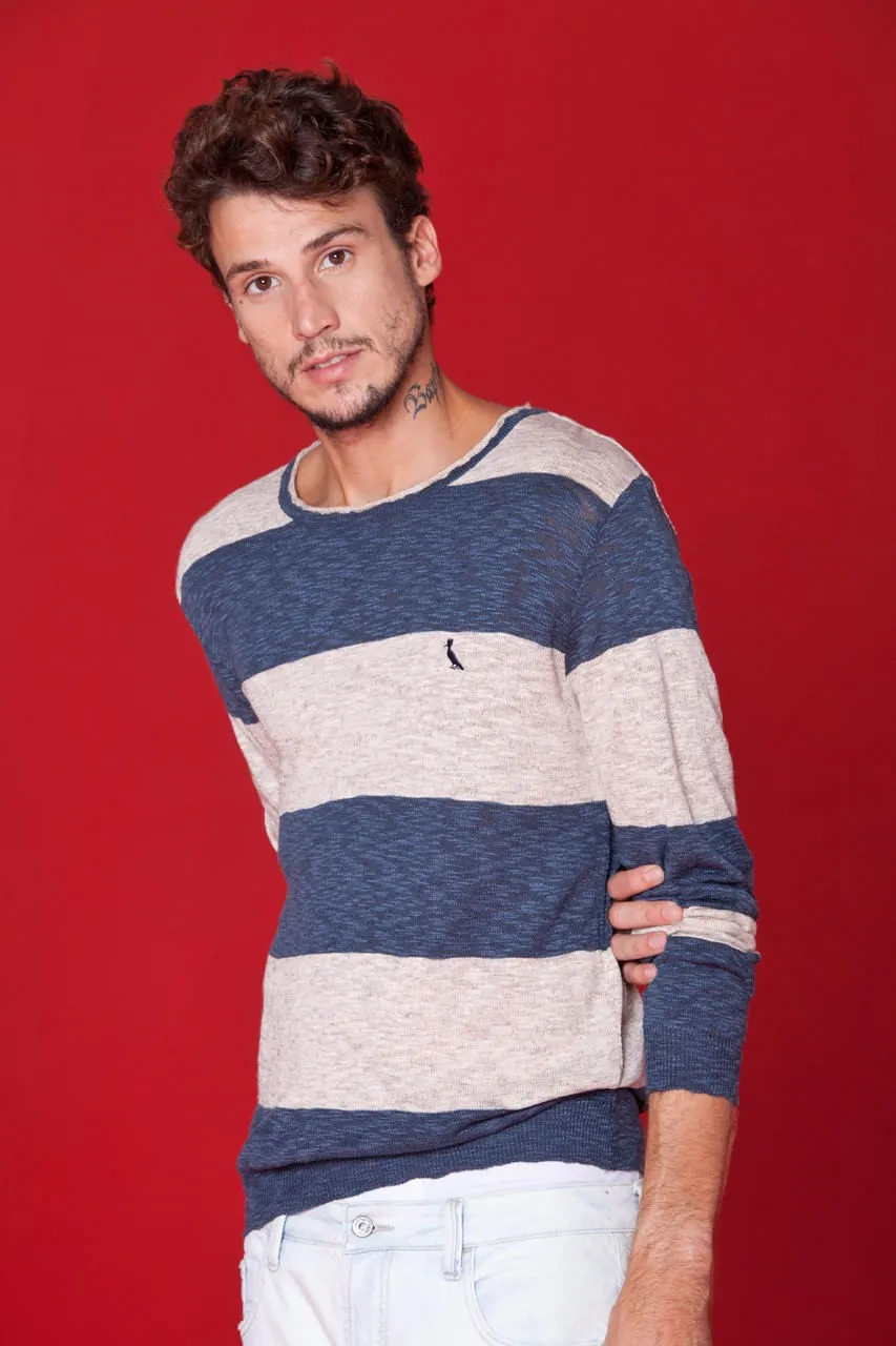 SWEATER CARECA LISTRADO RUGBY