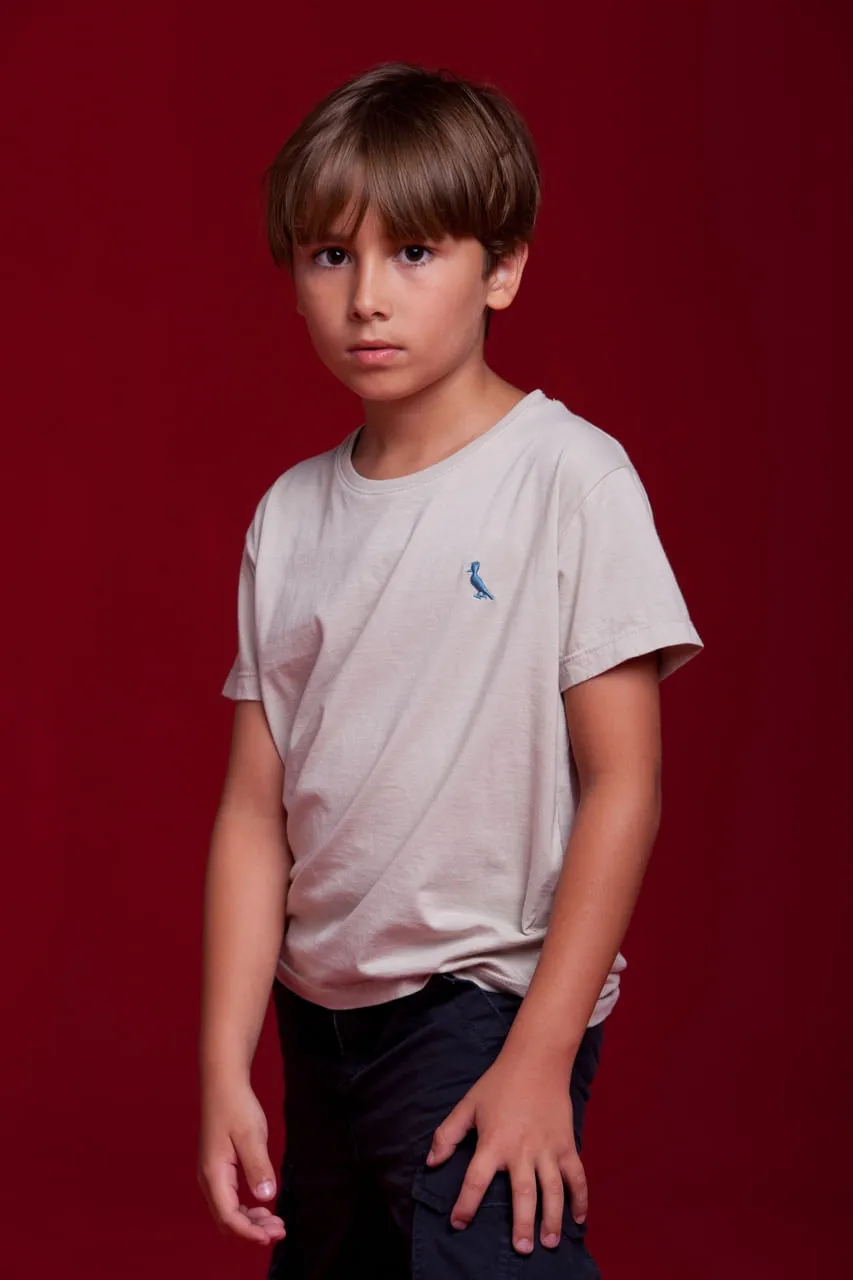 T-shirt Mini Detalhe Poá | Mini