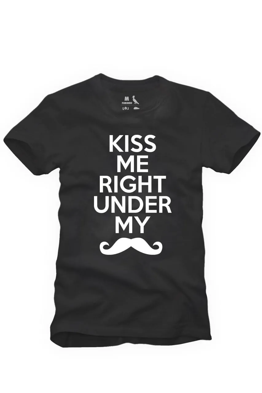 CAMISETA BIGODE MASC