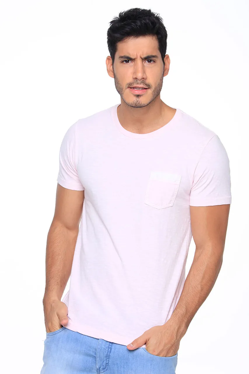 T-SHIRT CARECA COM BOLSO