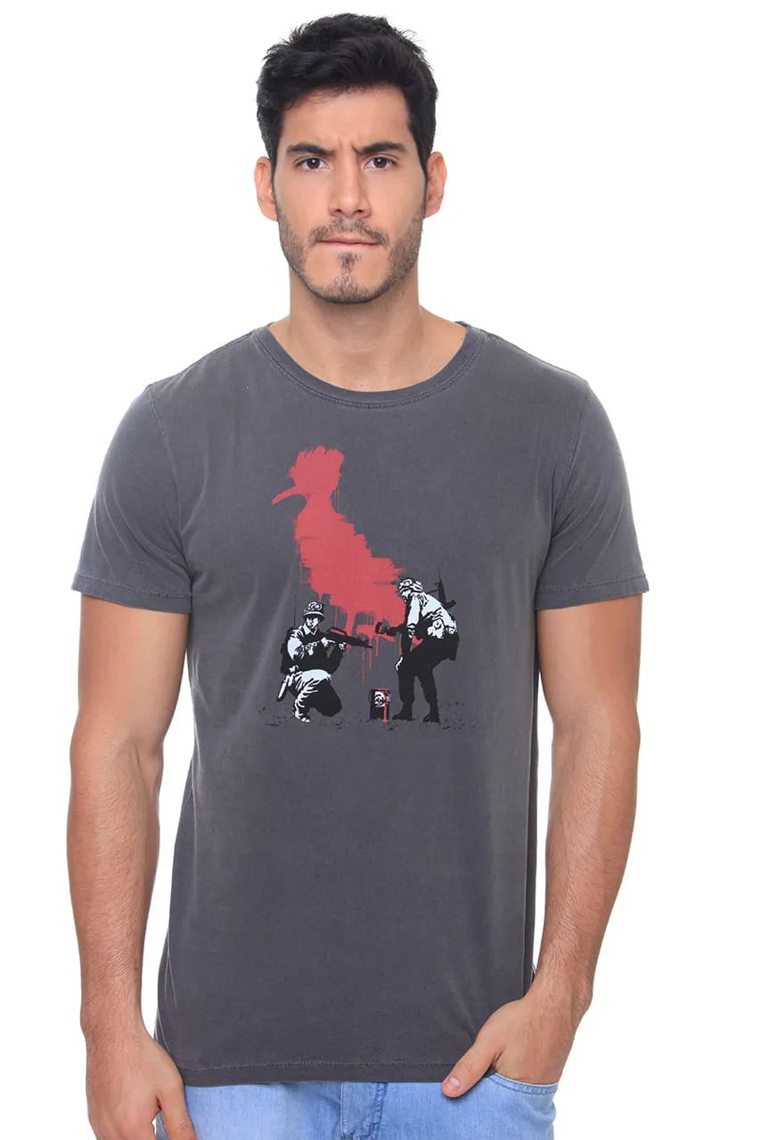 T-SHIRT PICA-PAU SOLDADO RELAXED