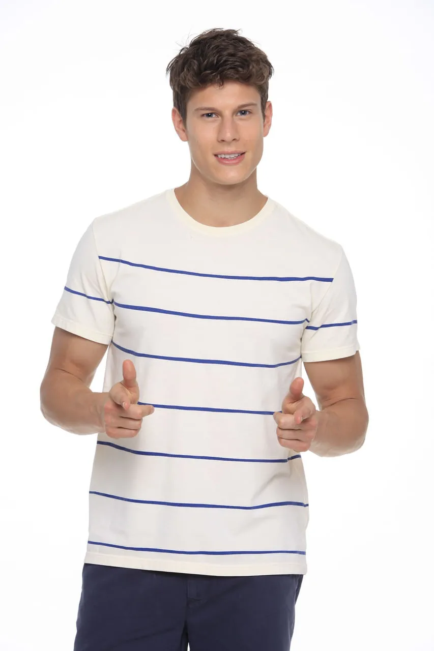 T-SHIRT LISTRADO MONO CURVAS