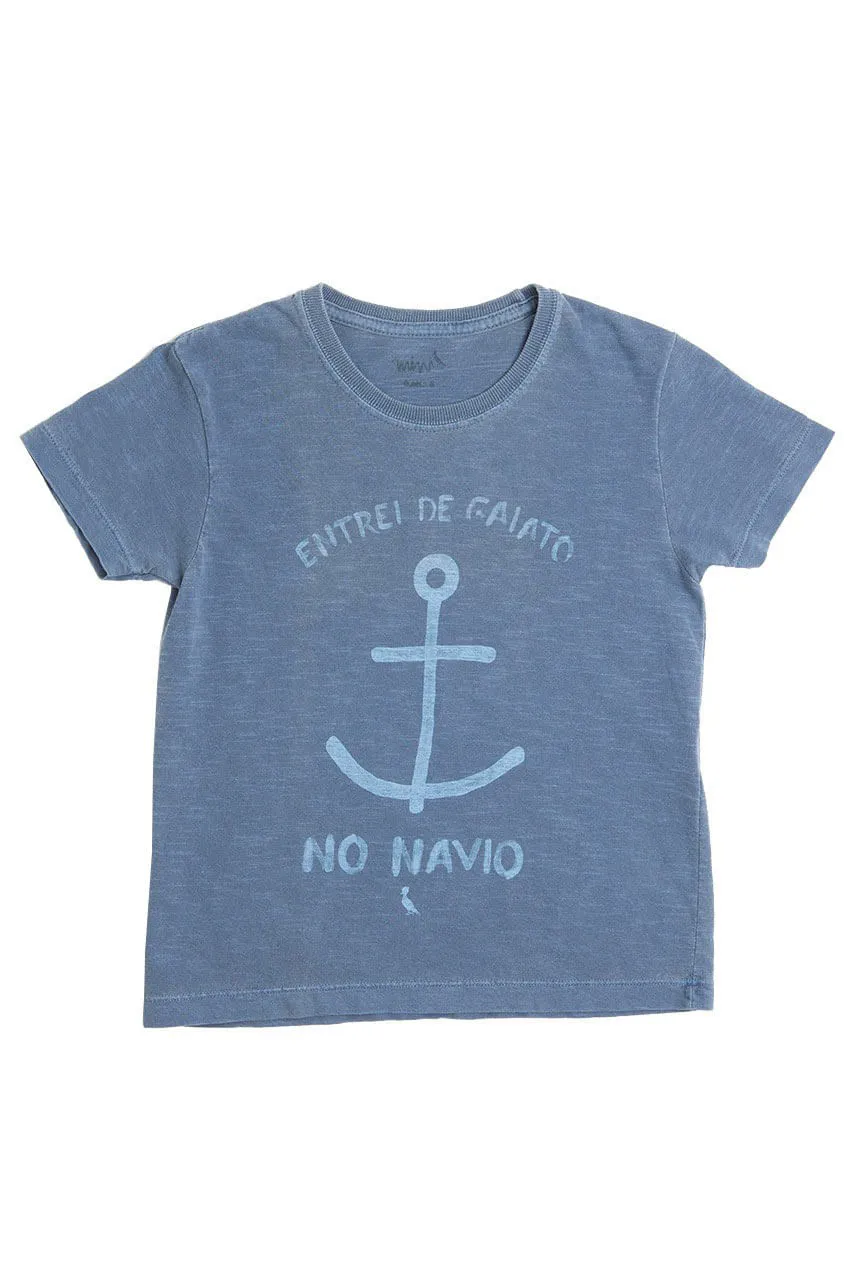 T-shirt Mini Âncora | Mini