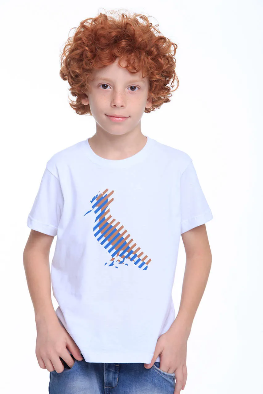 T-shirt Mini Pica Pau Listrado Desfoque | Mini