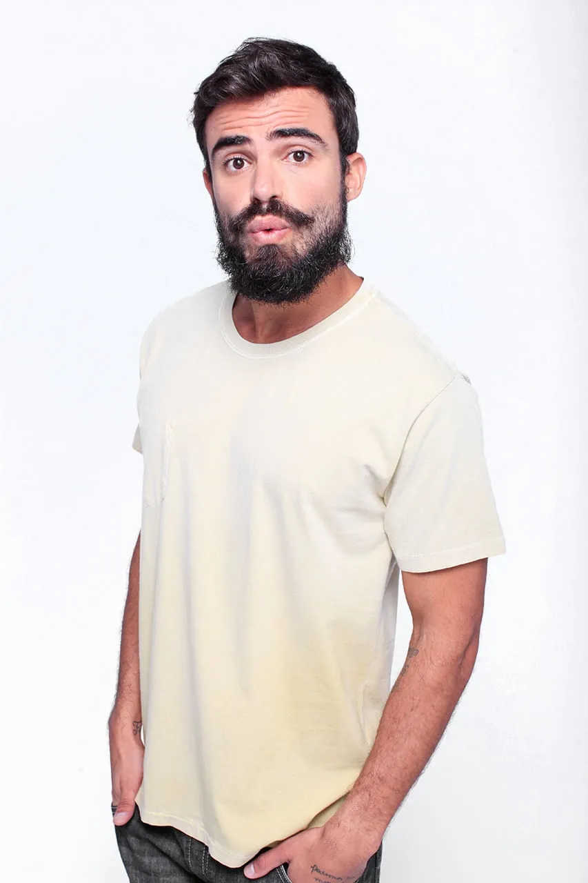 T-SHIRT DOUBLE BOLSO LISTRAS