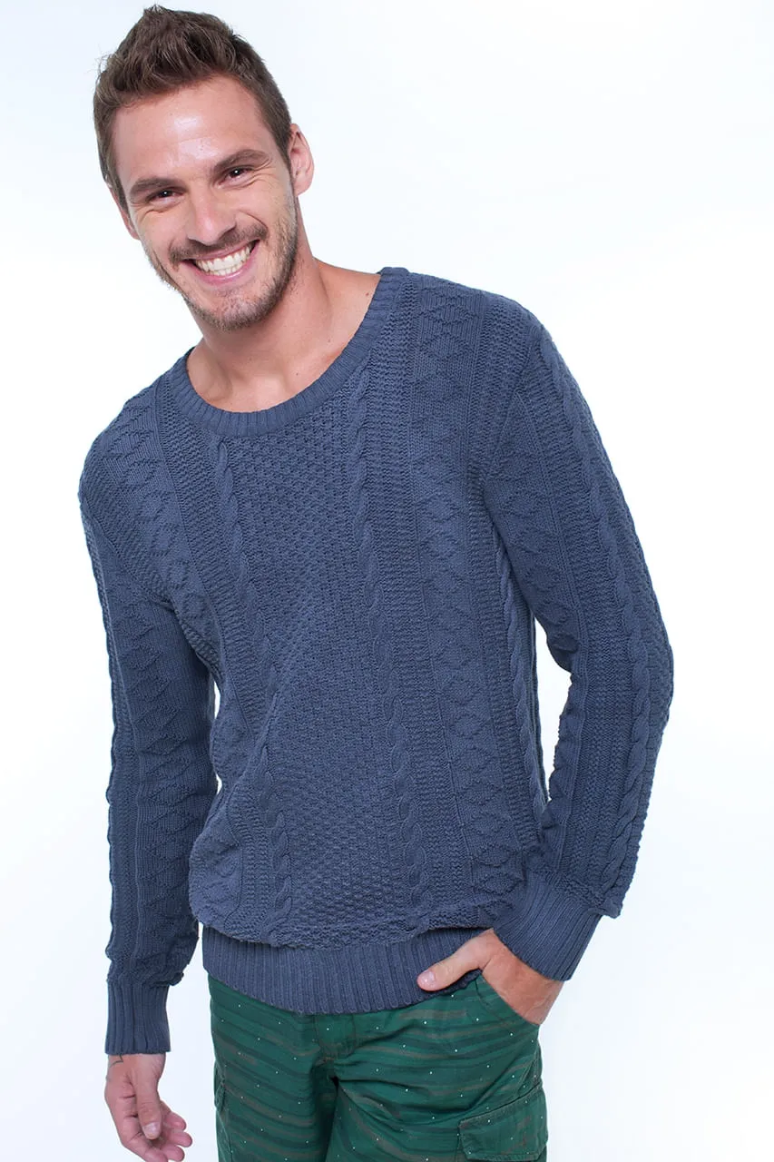 SUÉTER PREMIUM TRANÇAS STONE