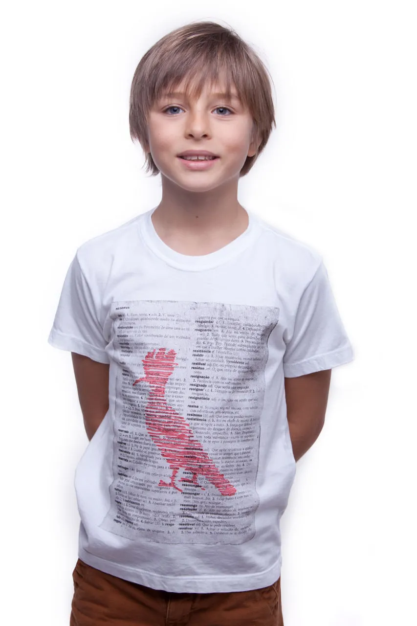 T-shirt Mini Pica Pau Dicionário | Mini