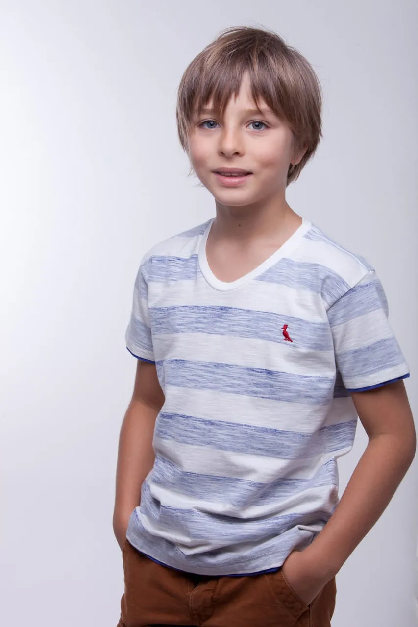 T-shirt Mini Navy Ash | Mini