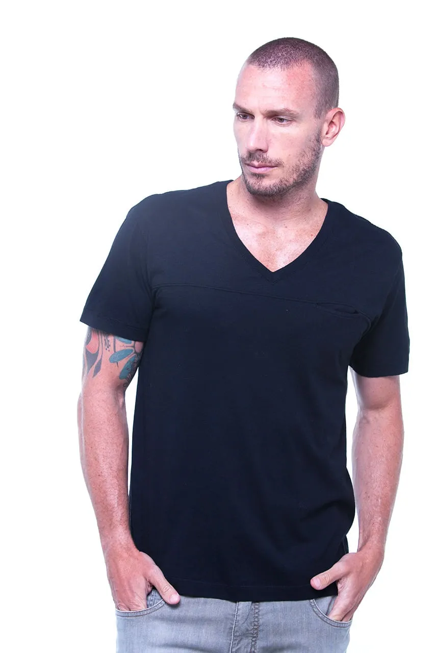 T-SHIRT BOLSO RECORTE