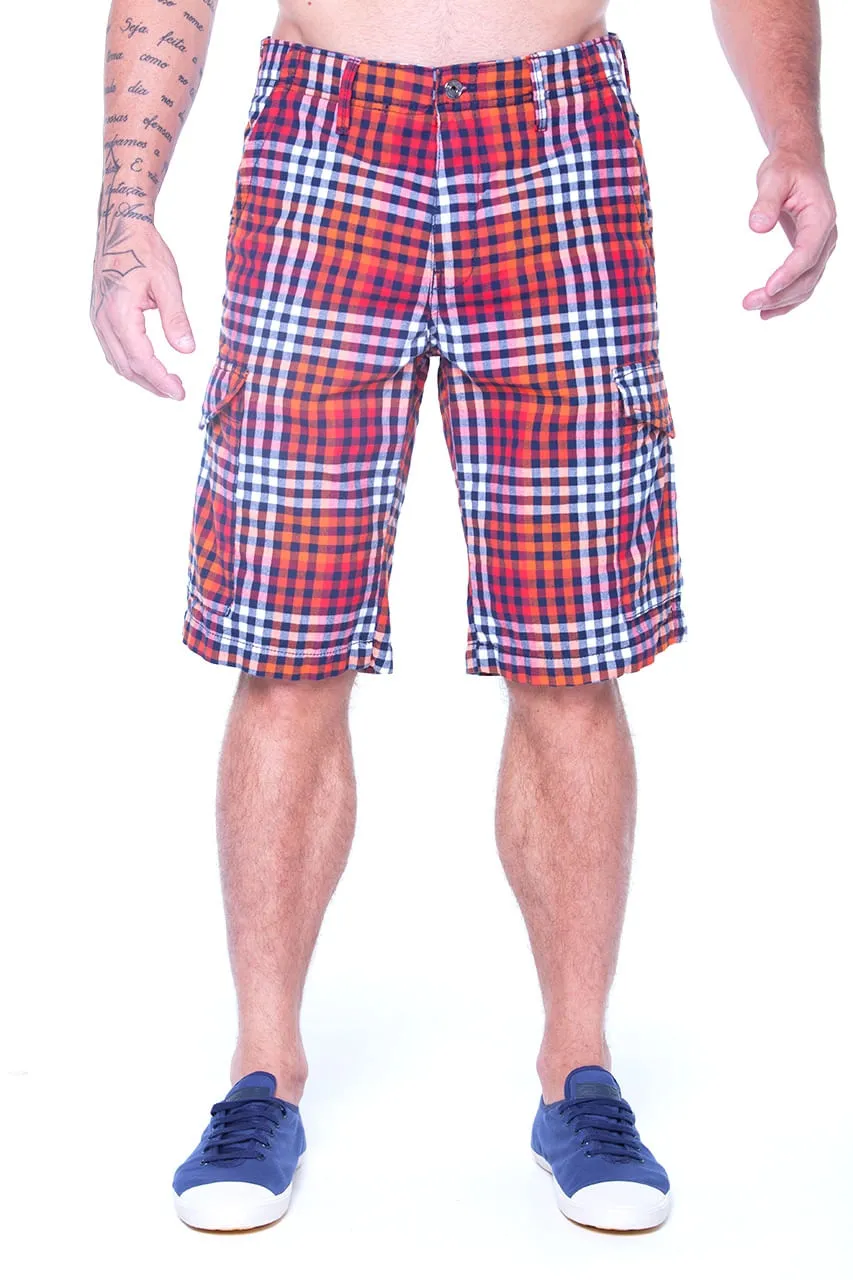 BERMUDA CARGO XADREZ CAIPORA