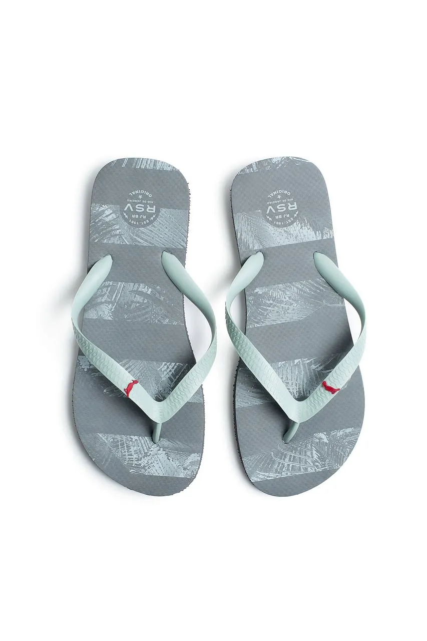 FLIP FLOP ESTAMPADA FOLHAGEM