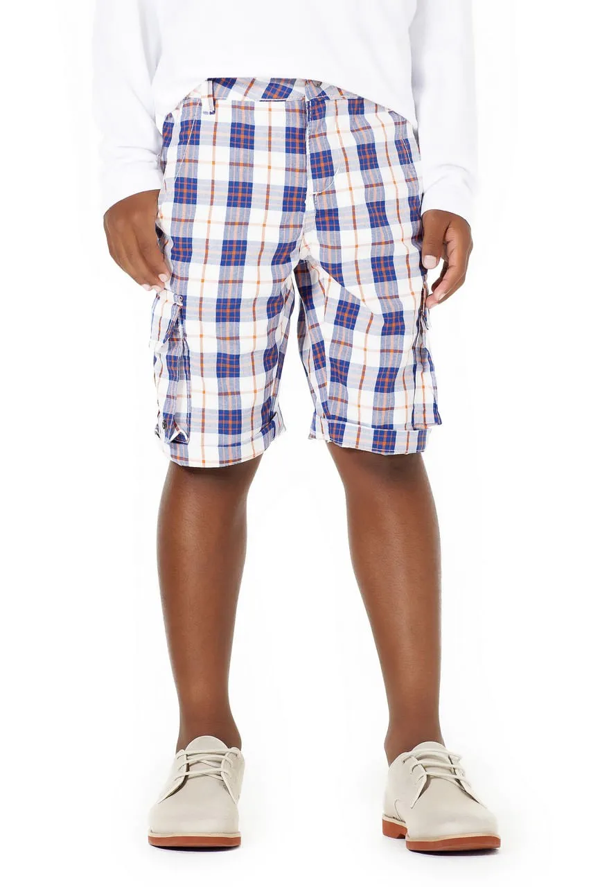 Bermuda Mini Cargo Xadrez Doptex | Mini