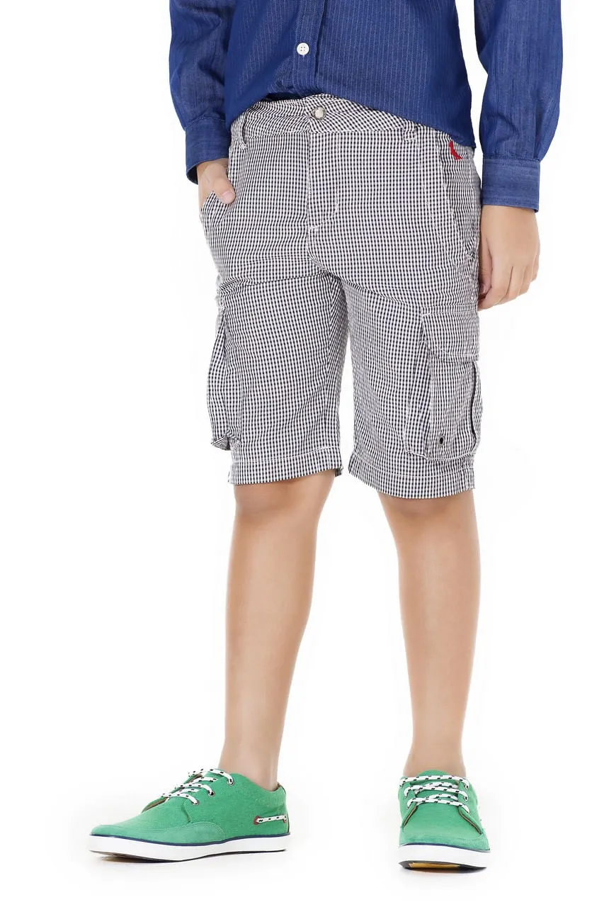 Bermuda Mini Cargo Xadrez Micro | Mini
