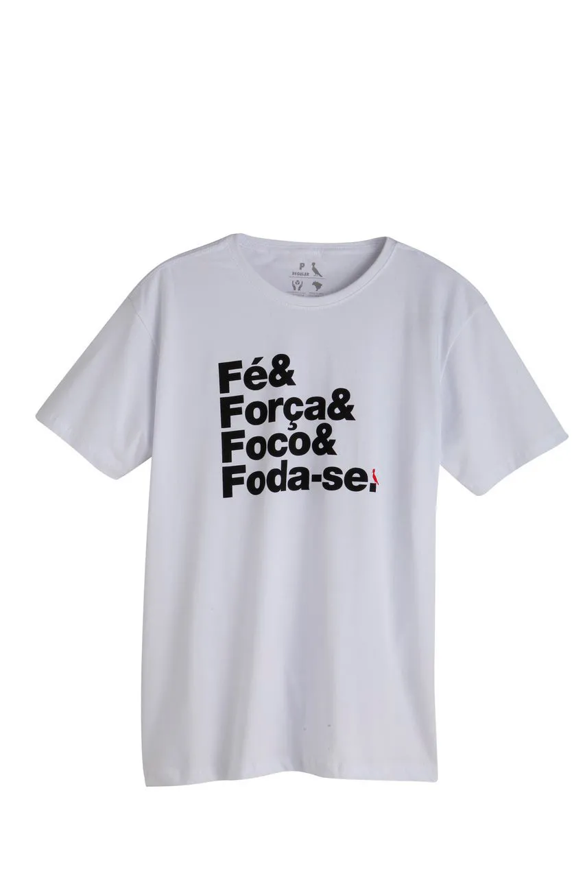 CAMISETA FE E FORCA