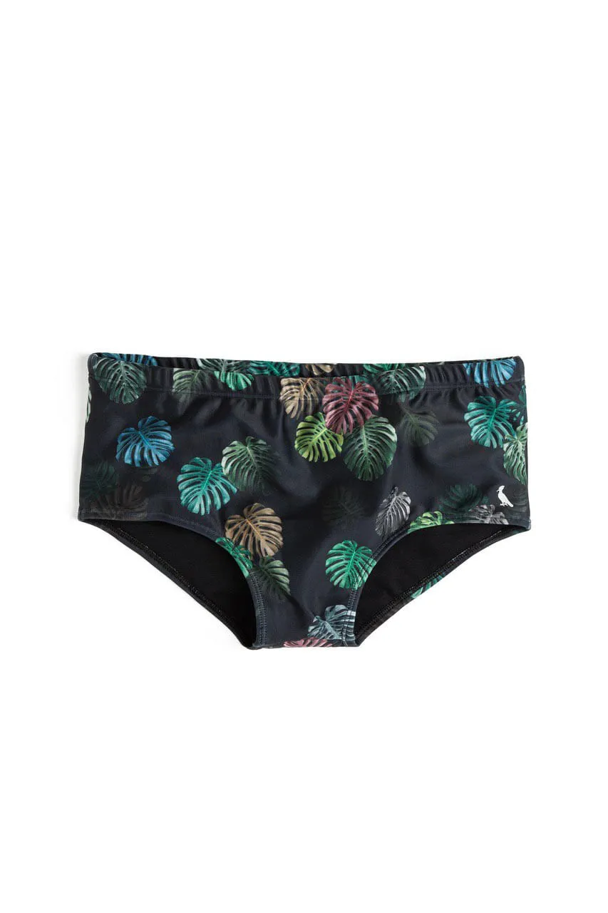 SUNGA ESTAMPADA FOLHISTA