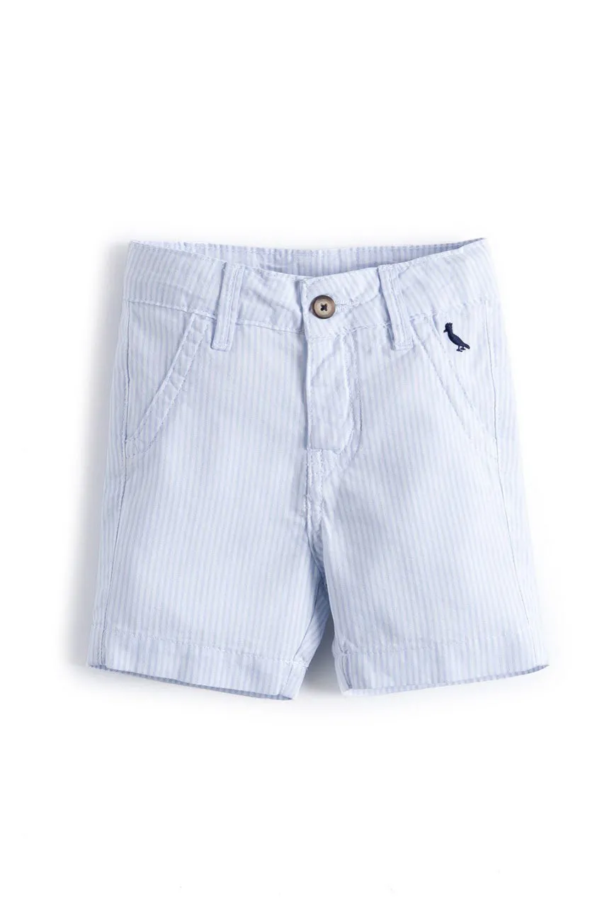 Bermuda Bb Casual Listrado Oxford | Mini