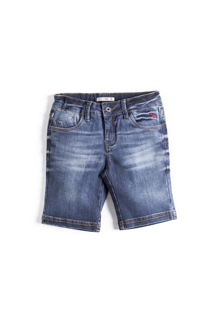 BERMUDA MINI JEANS DARK
