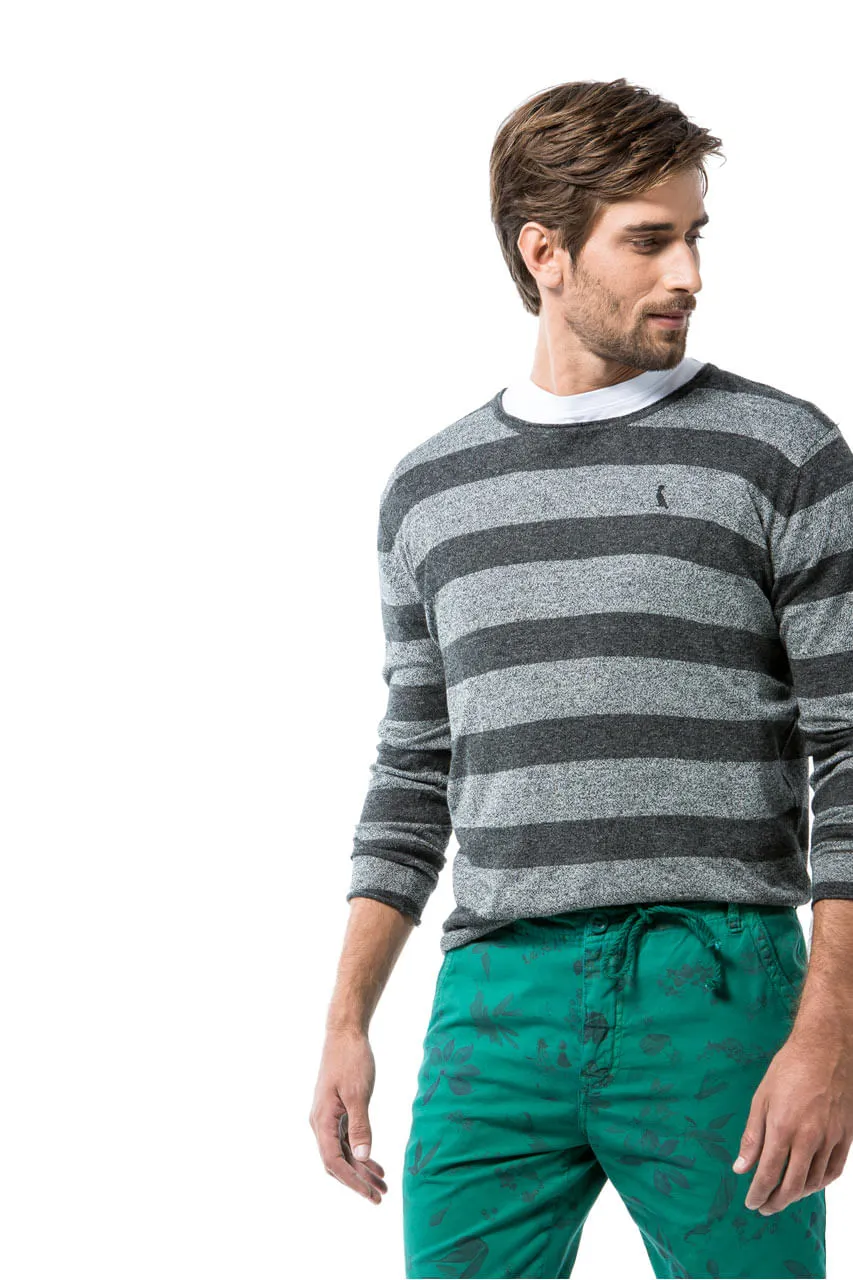 SUETER FIO LISTRAS MESCLADAS