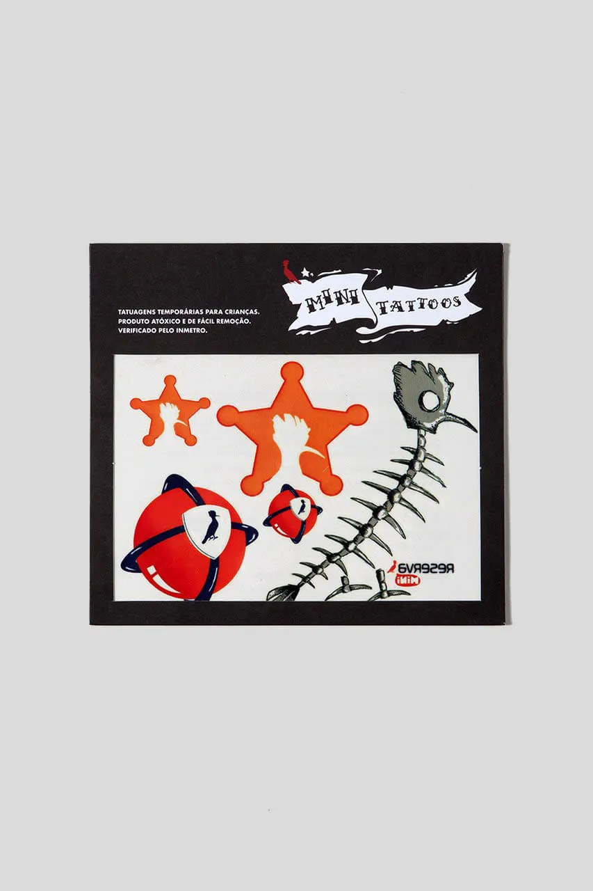 TATUAGEM MINI ESQUELETO