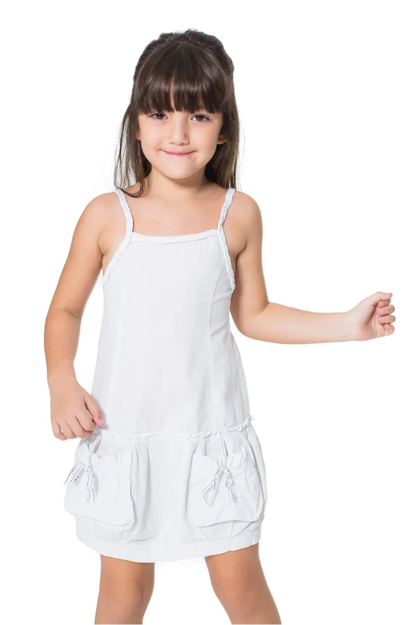 Vestido Cadarços Menina | Mini