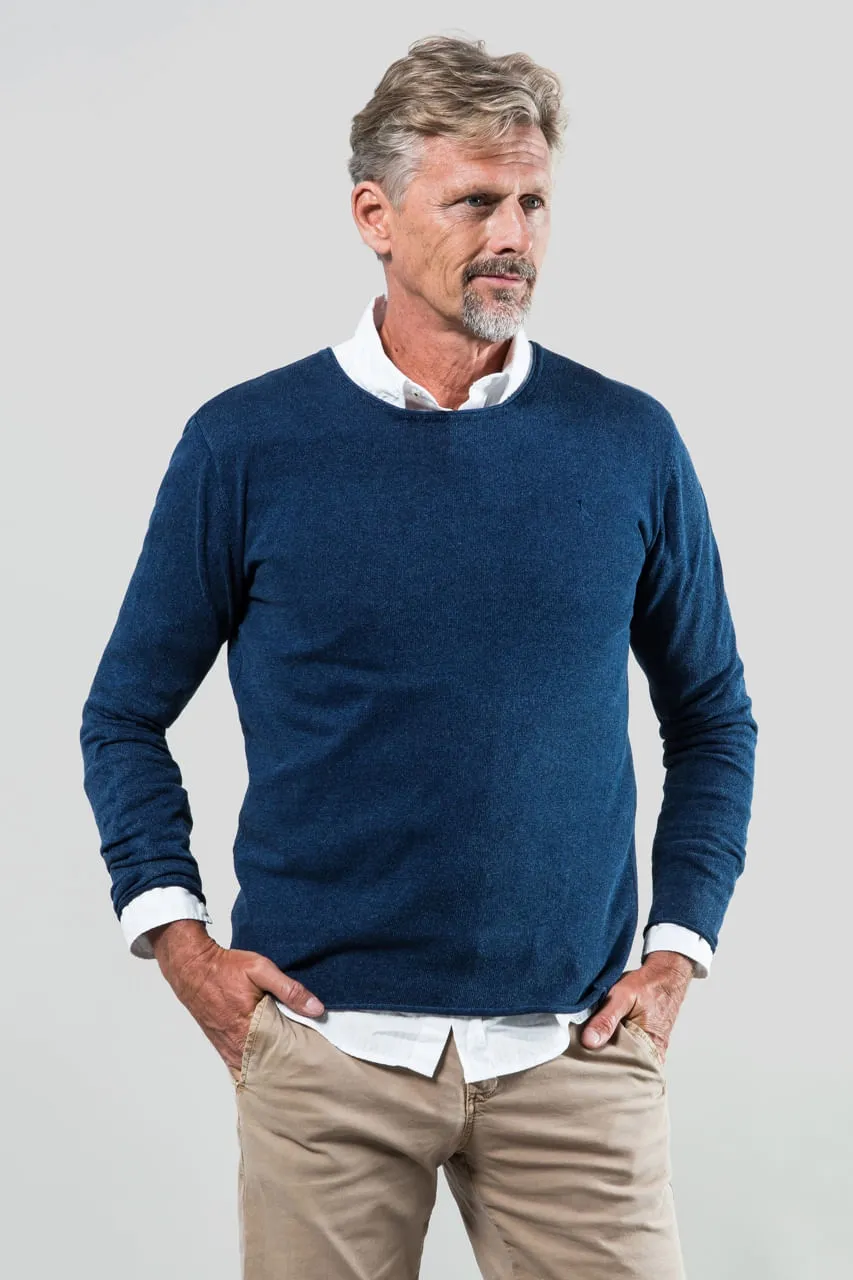 SUÉTER RESERVA LEVE FIO ÍNDIGO