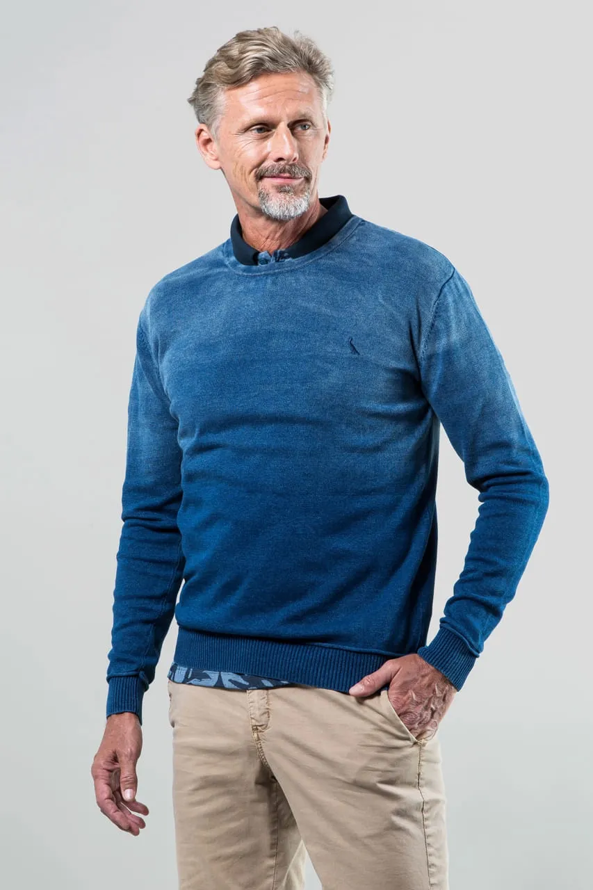 SUÉTER RESERVA FIO ÍNDIGO PACÍFICO