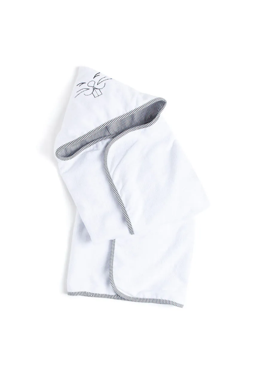 Toalha Capuz Bebê Coelhinho Macio | Mini