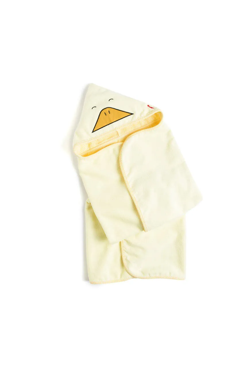 Toalha Capuz Bebê Patinho Macio | Mini