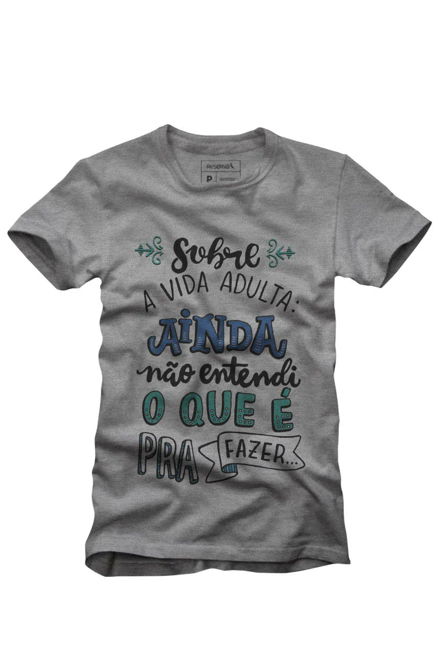 CAMISETA AINDA NÃO ENTENDI