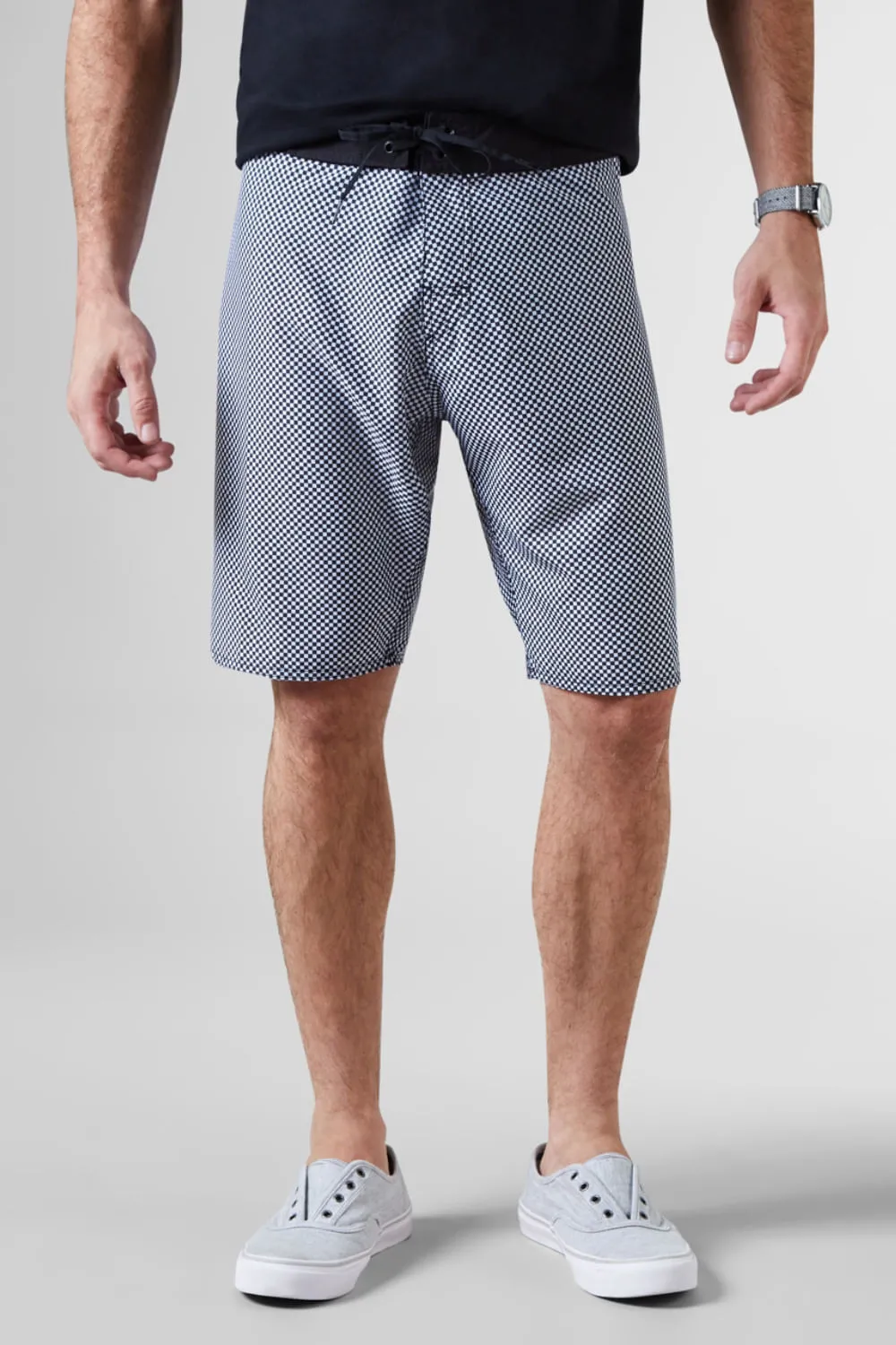 BERMUDA DE PRAIA PF QUADRICULADO