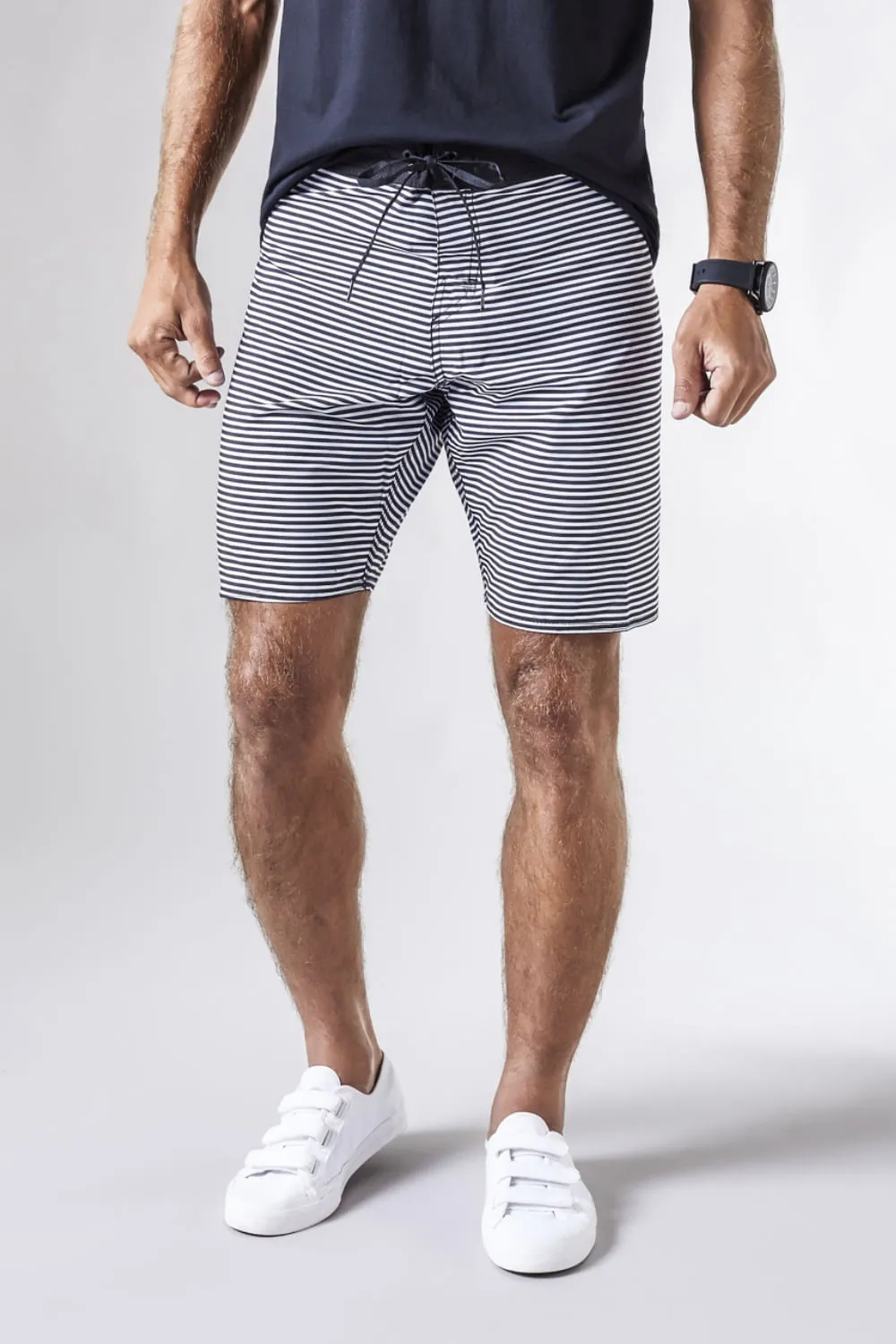 BERMUDA DE PRAIA LISTRA FINA