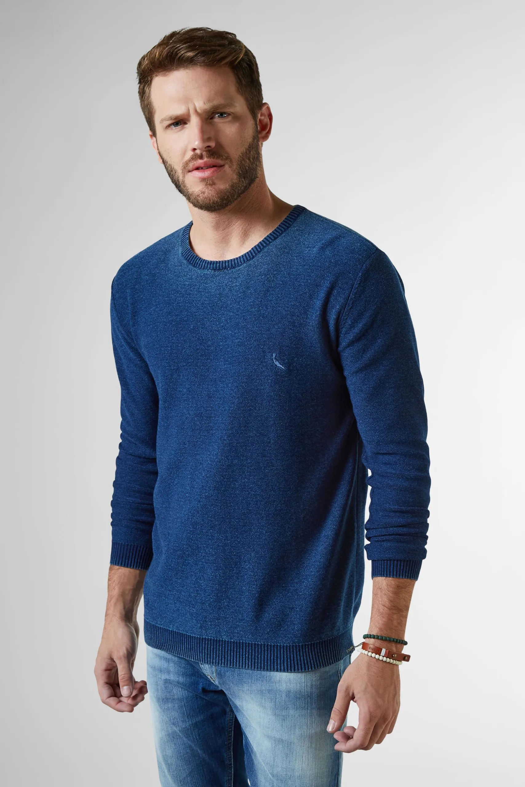 SUETER IMP INDIGO BRUTO