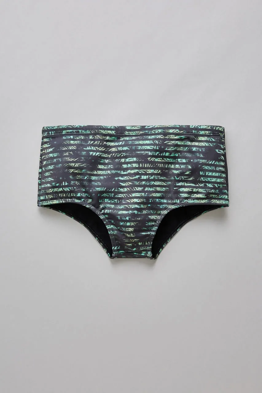 SUNGA ESTAMPADA FOLHAS STENCIL