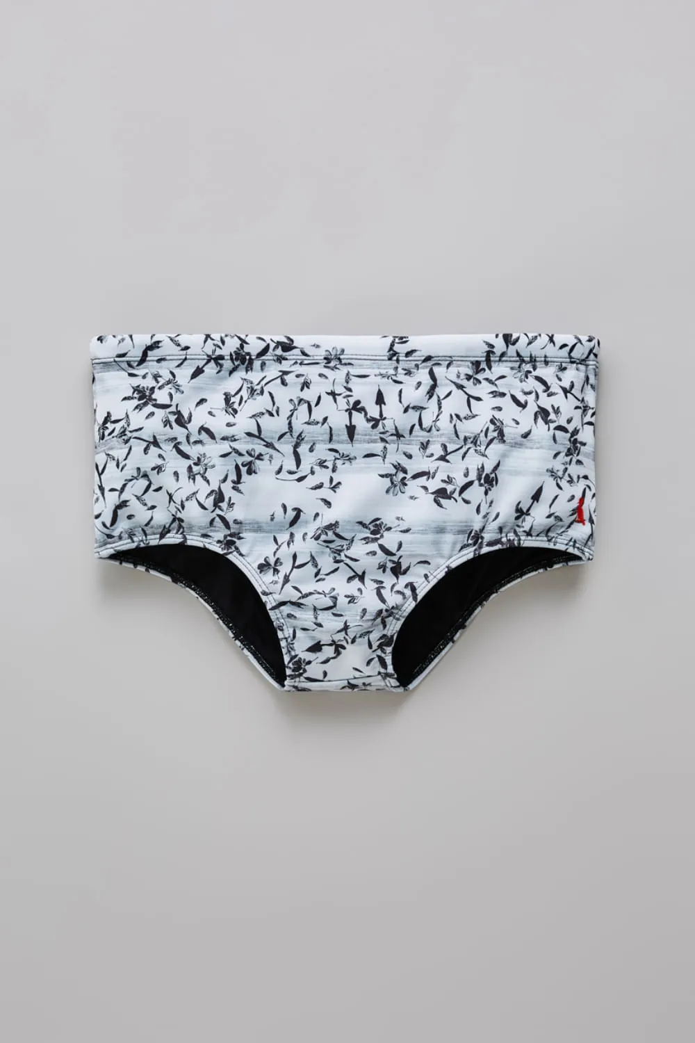 SUNGA ESTAMPADA TEXTURA FOLHINHAS