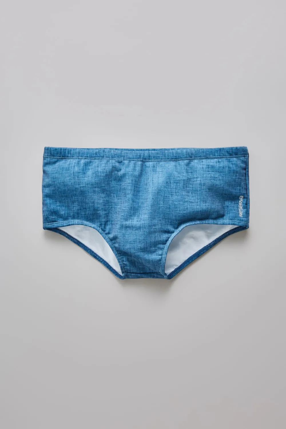 SUNGA ESTAMPADA TEXTURA LINHO