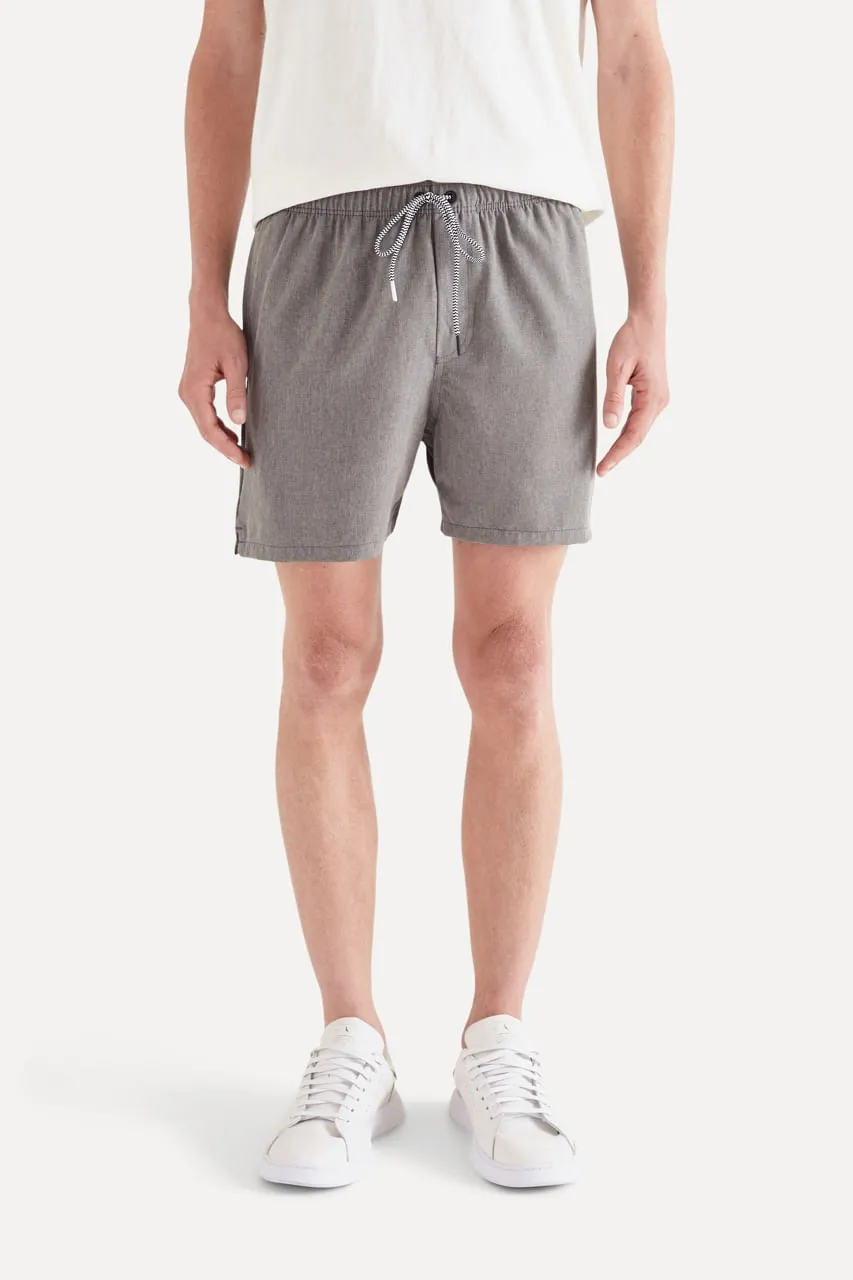 SHORT PRAIA LISO TEXTURADO