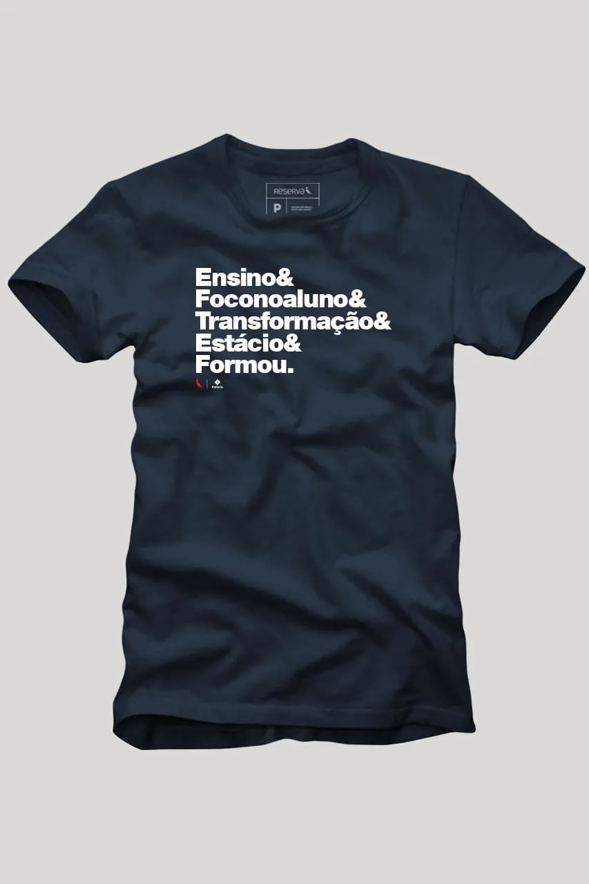 CAMISETA ESTÁCIO FORMOU