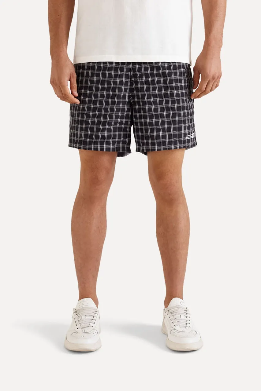 SHORT DUPLA FACE XADREZ