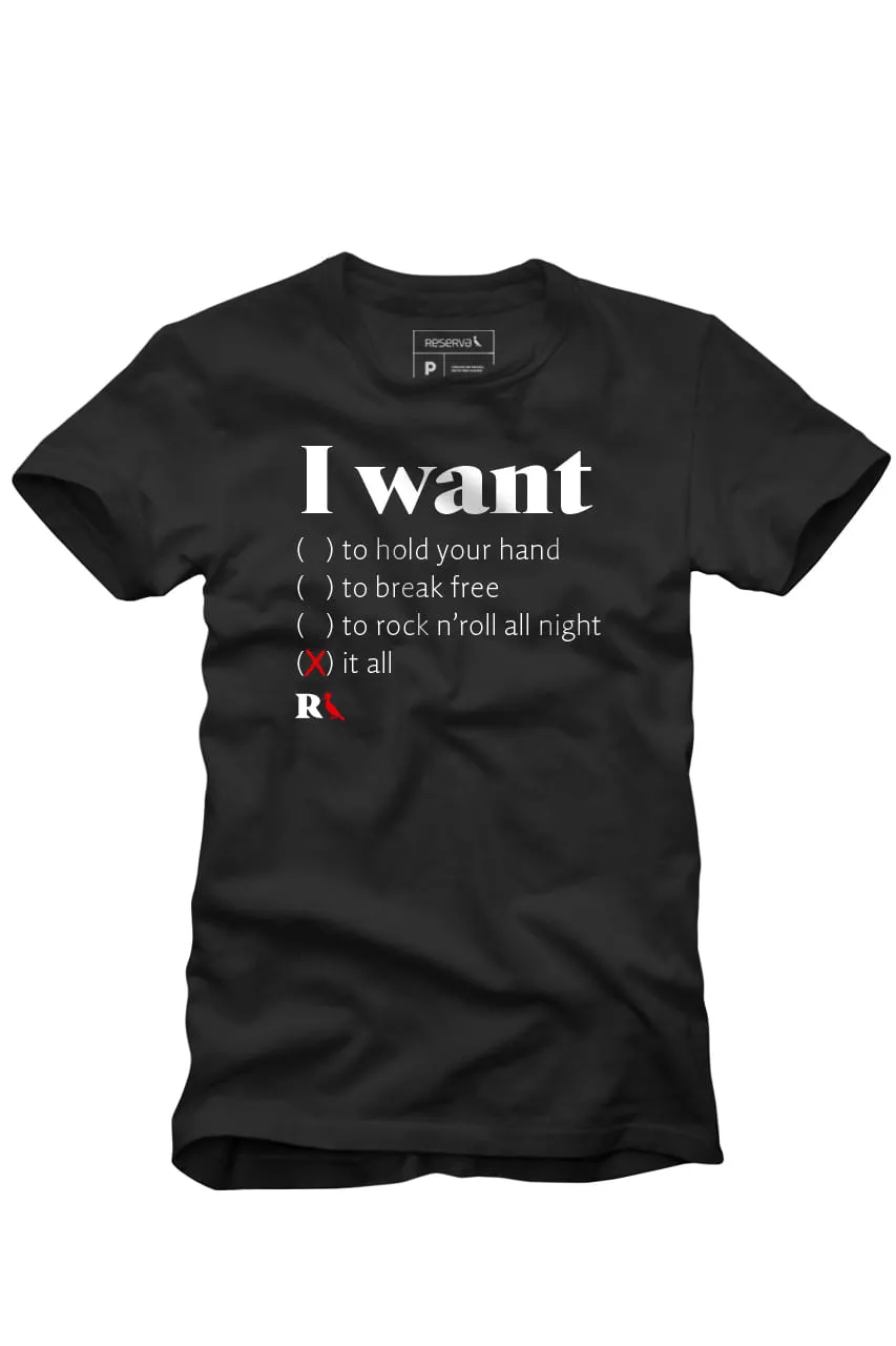 CAMISETA I WANT