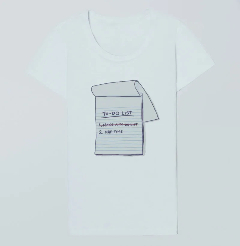CAMISETA FEM TO-DO LIST
