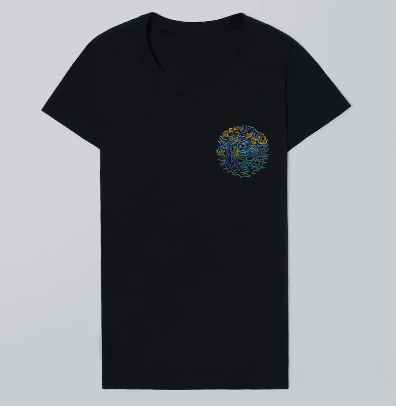 CAMISETA FEM STARRY NIGHT