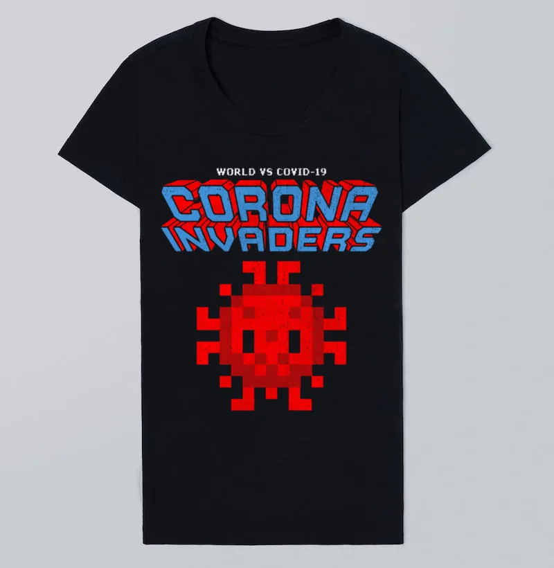 CAMISETA FEM THE CORONA INVADERS 2