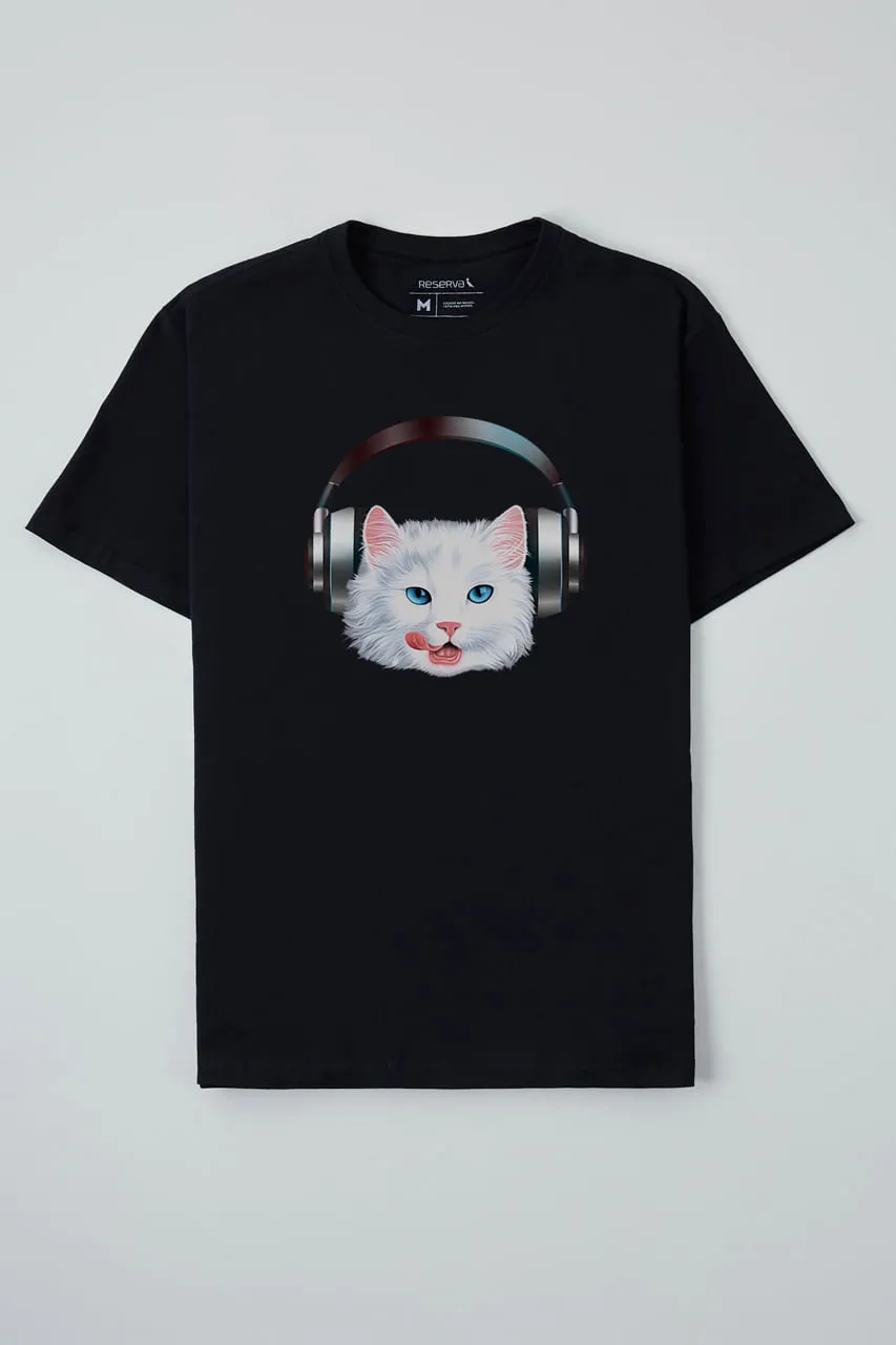 CAMISETA KOPENHAGEN LÍNGUA DE GATO FONE