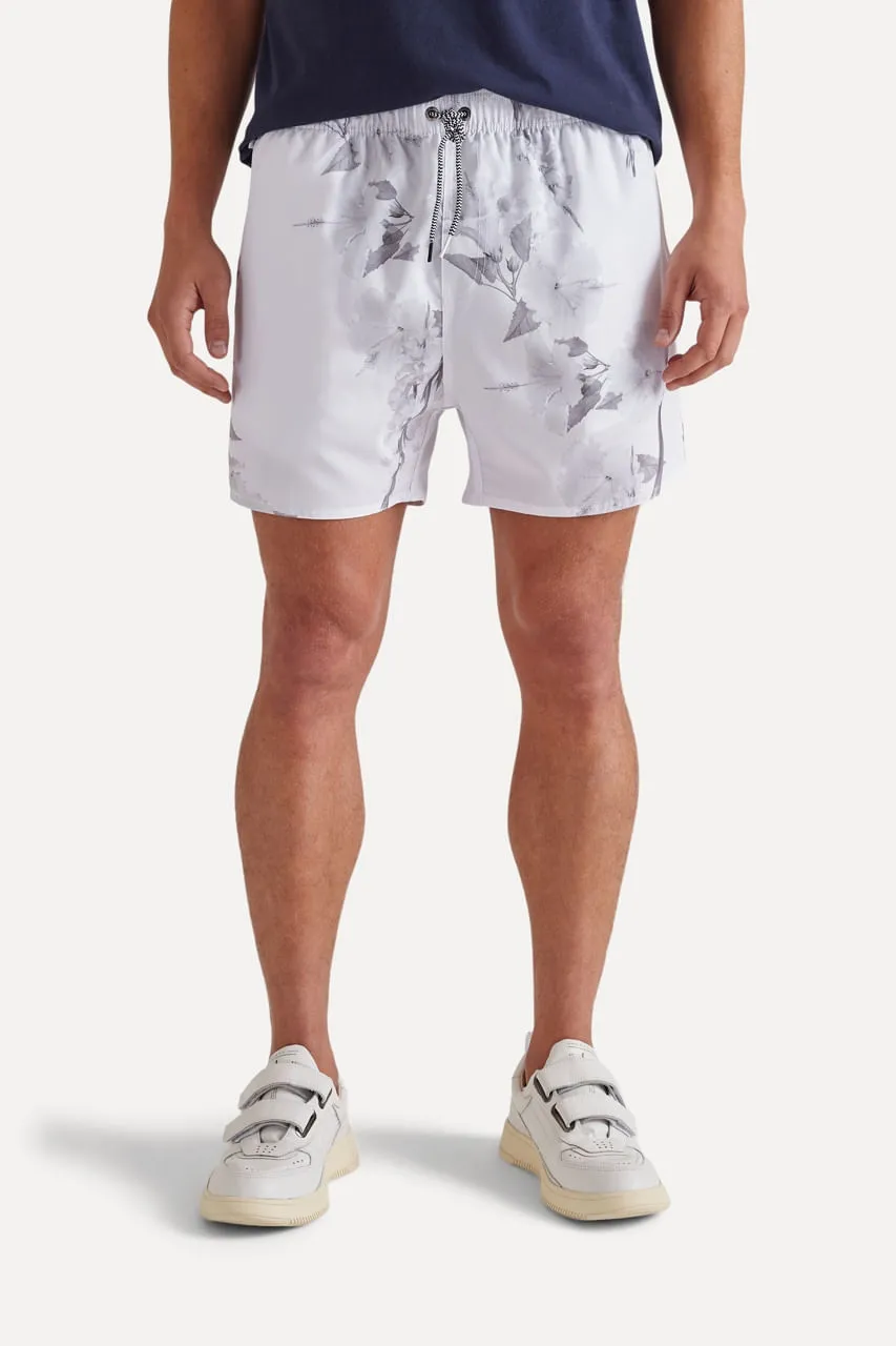 SHORT DE PRAIA VJ BATUQUE BRANCO