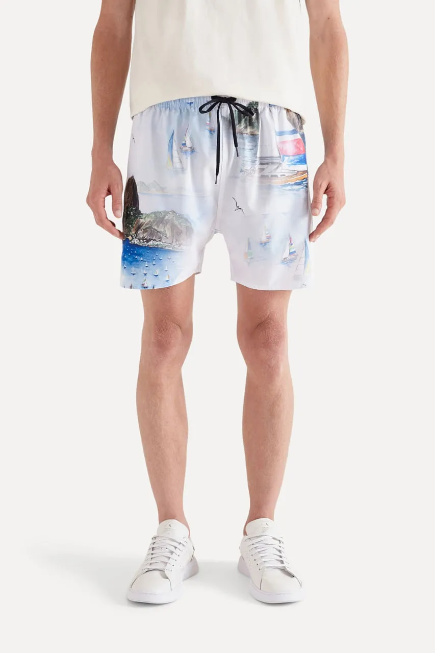 SHORT ESTAMPADO POESIA