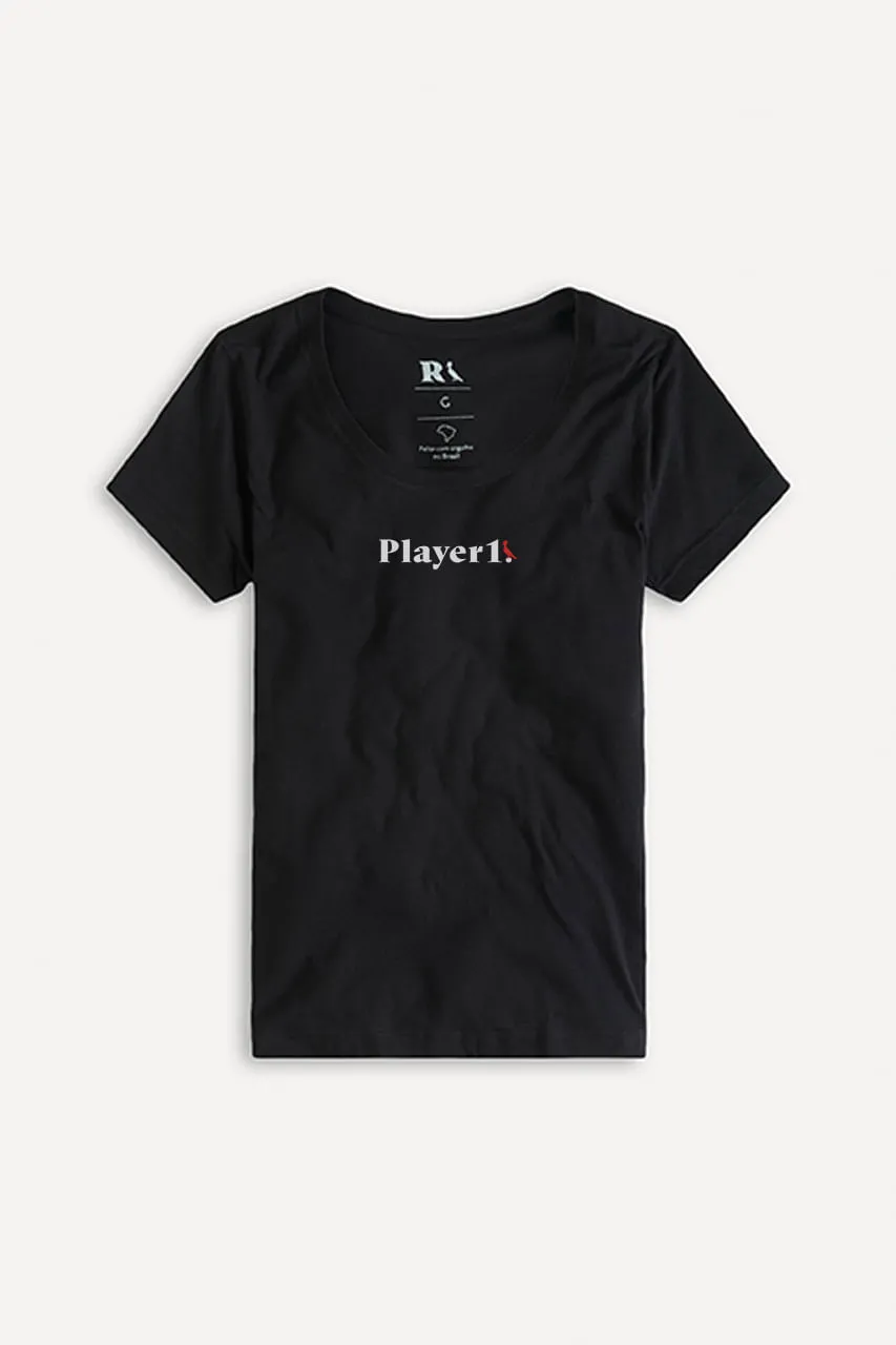 CAMISETA FEM ESTAMPADA PLAYER 1