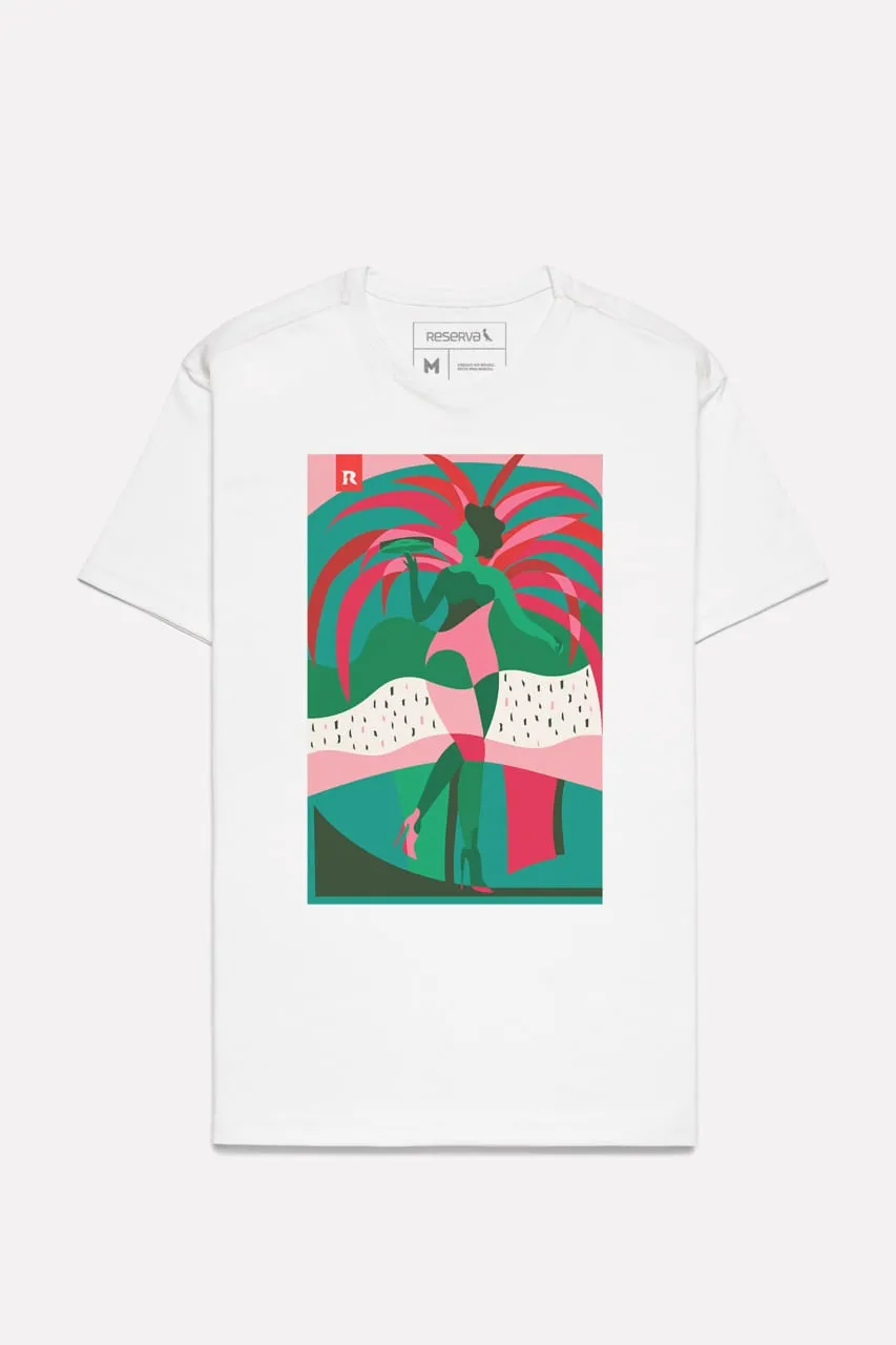 CAMISETA ESTAMPADA PASSISTA MANGUEIRA