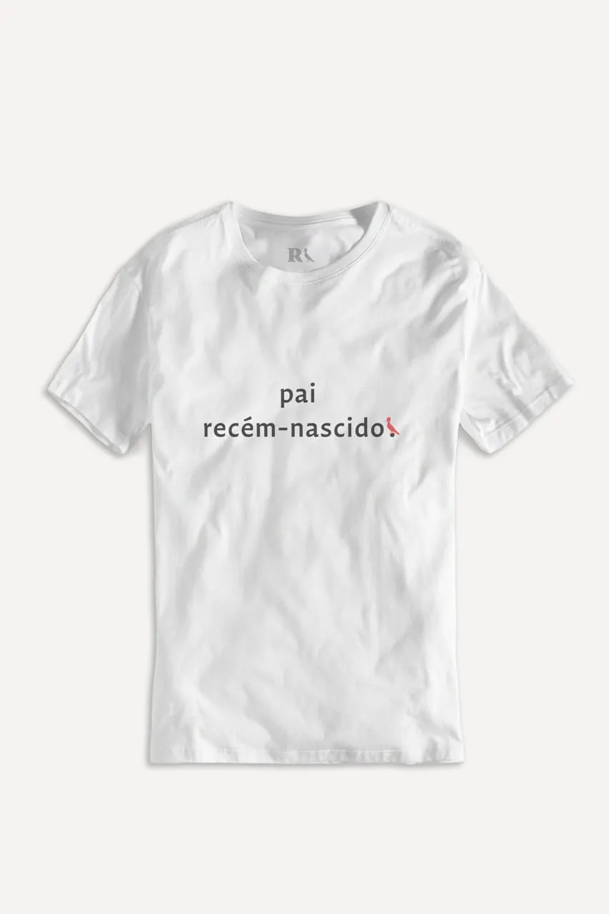 CAMISETA ESTAMPADA PAI RECEM NASCIDO